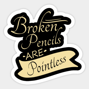 Typography Sticker